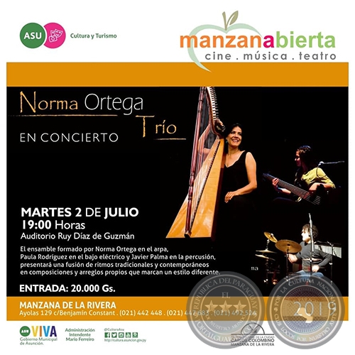 NORMA ORTEGA en Concierto -  Martes, 2 de Julio de 2019